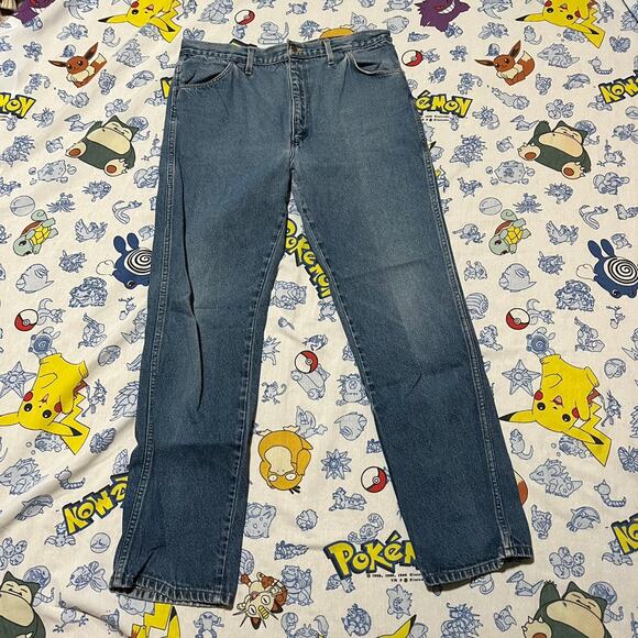 Vintage 90s Rustler Straight Cut Jeans 38x32 - Picture 1 of 4